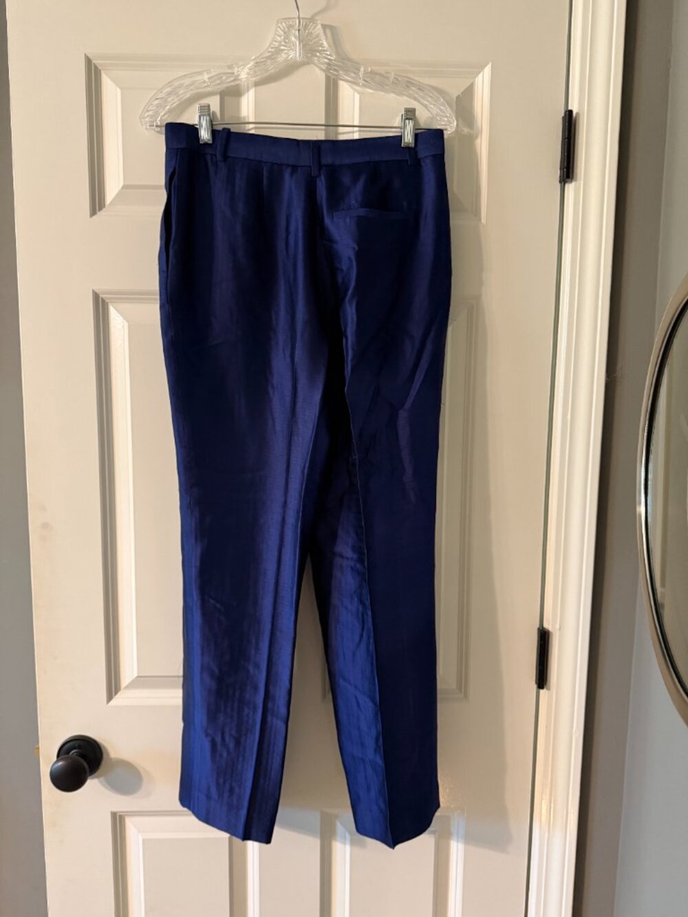 **Electric Deep Blue The Row Slacks** - Picture 4 of 5